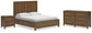 Cabalynn California King Panel Bed with Dresser and Nightstand