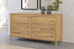 Bermacy Queen Panel Headboard with Dresser and Nightstand